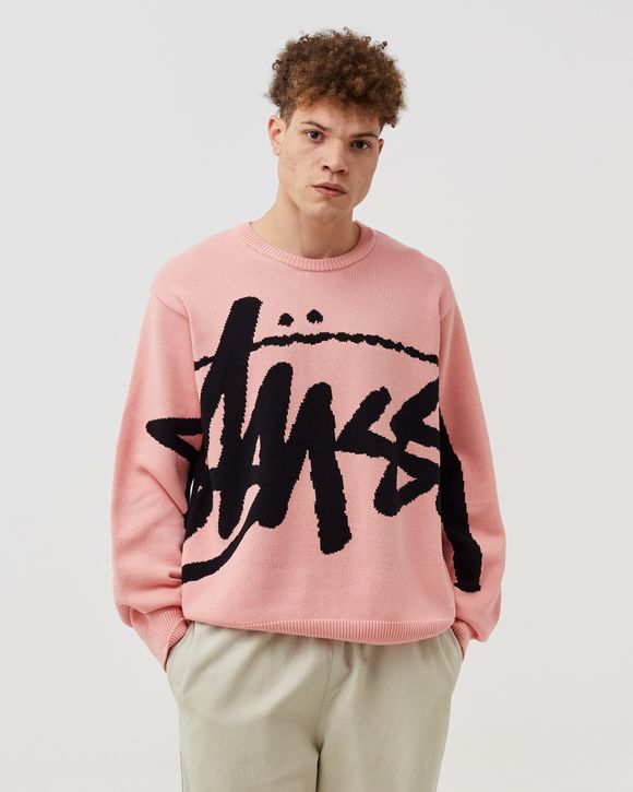 Stussy Stock Sweater Pink - PINK