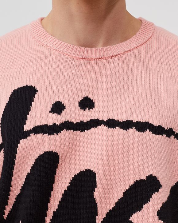 Stussy Stock Sweater Pink - PINK