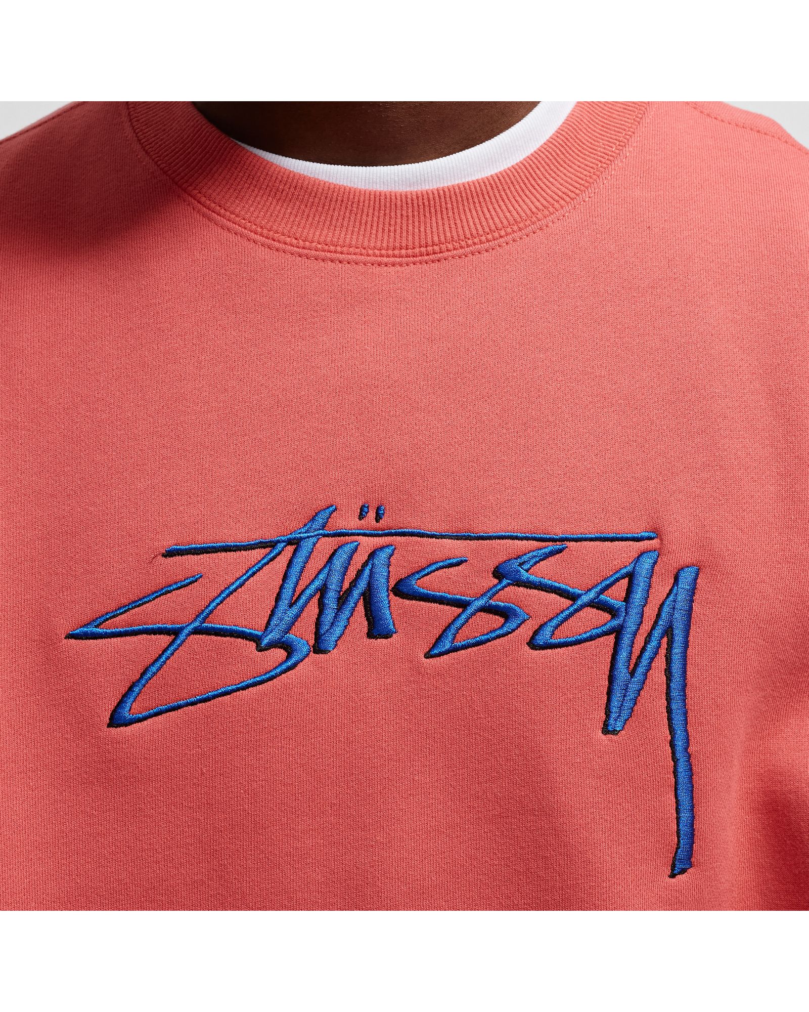 STUSSY SMOOTH STOCK APP. CREWNECK