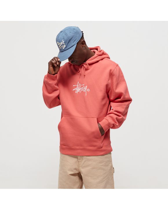 Stussy COPYRIGHT STOCK APP. HOODIE Red pale red