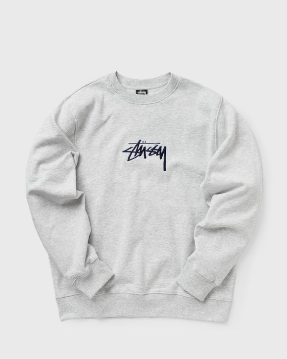 Stussy grey 2025 crew neck