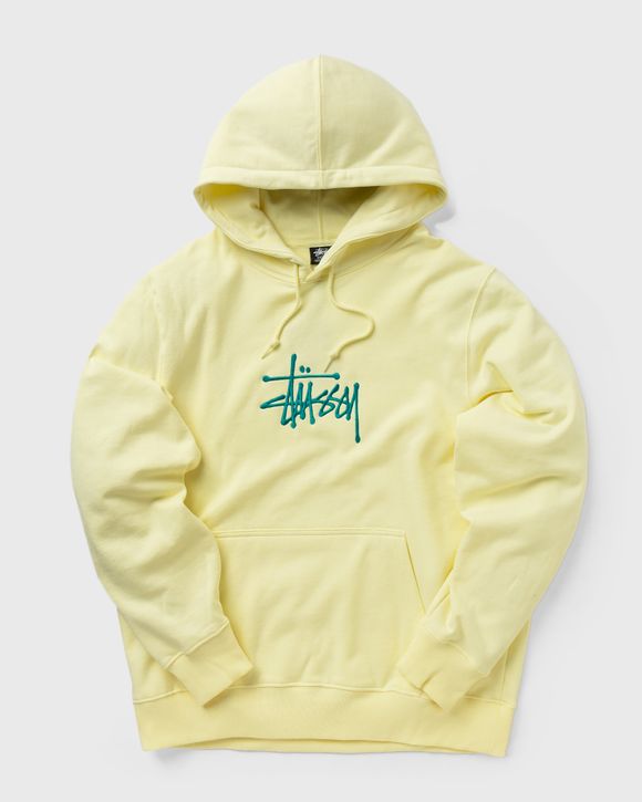 Stussy store yellow hoodie