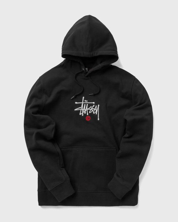 stock logo hoodie uniex black in cotton - STÜSSY - d — 2