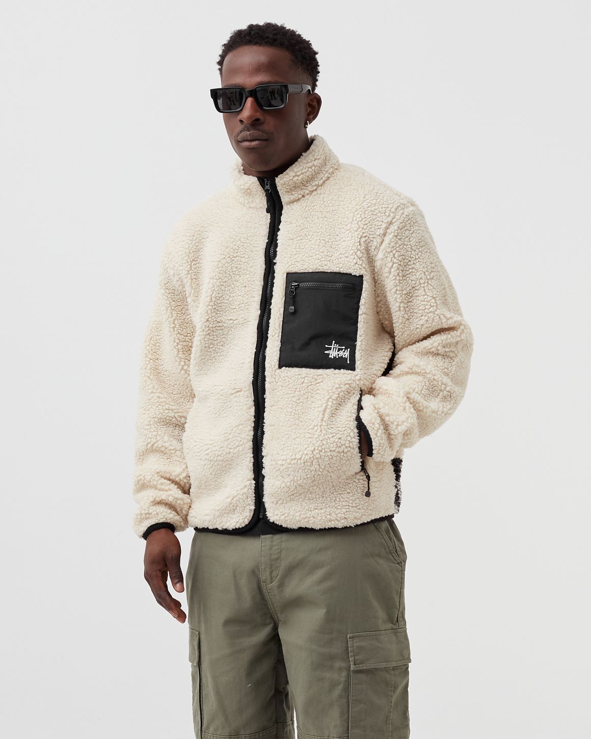 楽天市場】ステューシー STUSSY ジャケット メンズ Sherpa