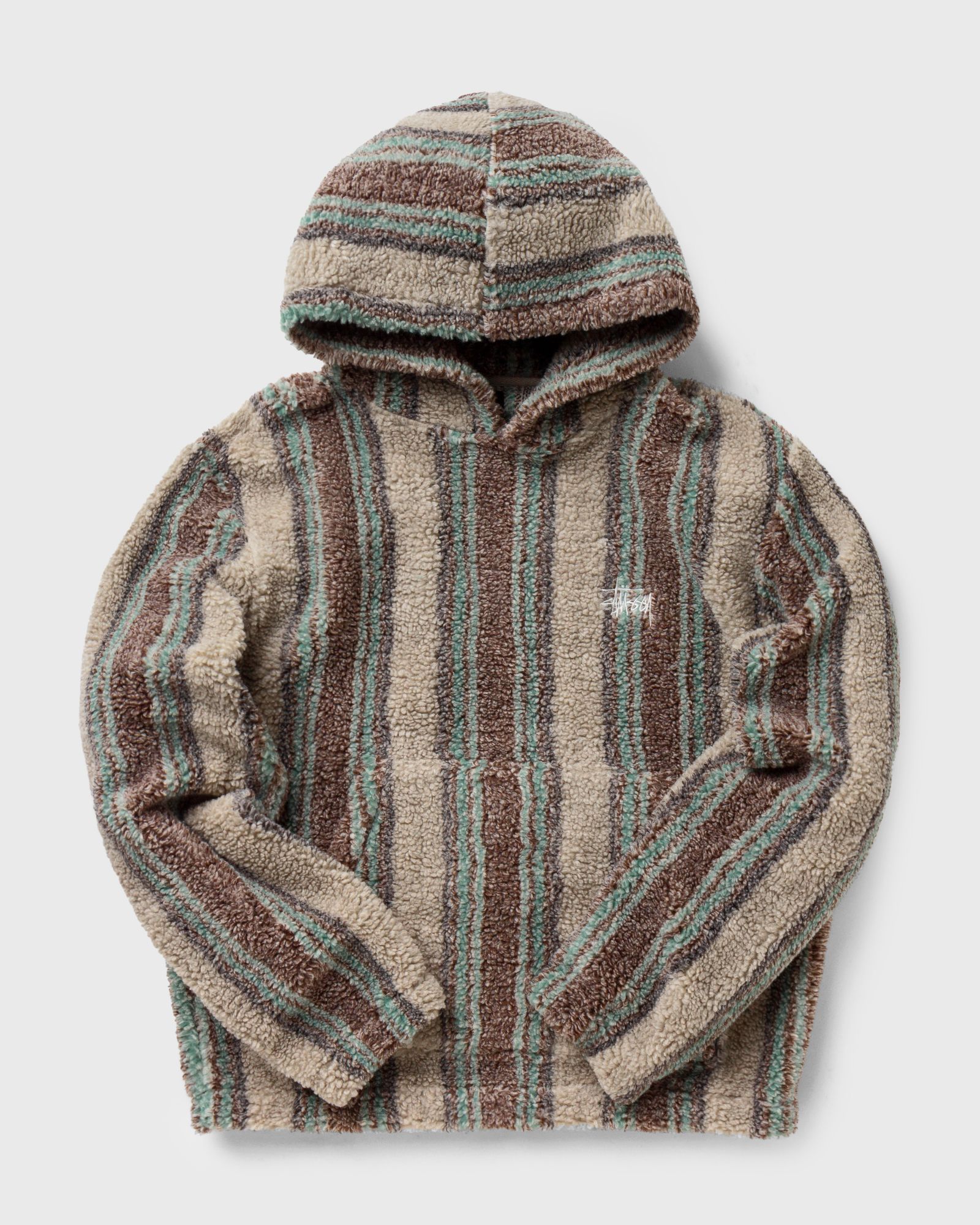 Stripe Sherpa Hoodie