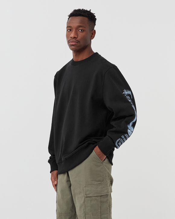 Stussy Venus App. Crew Sweatshirt Black - black