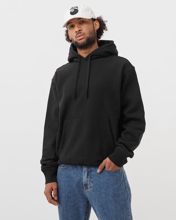 Stüssy - Men's Embroidered Relaxed Hoodie - (Washed Black) – DSMNY E-SHOP