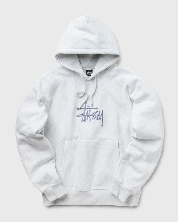 Stüssy Basic Applique Men's Hoodie Gray 118473-ASHH