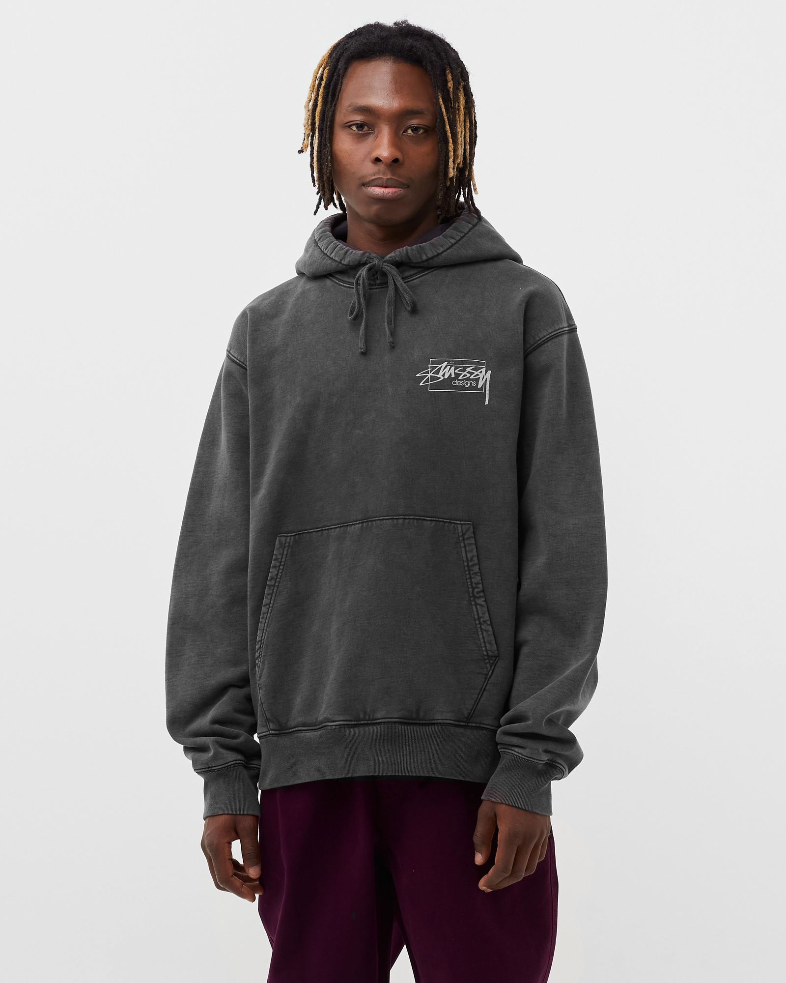 【レア物】【最終値下げ】DYED STUSSY DESIGNS フーディー Stussy Dyed Stussy Designs Hood Black | BSTN Store