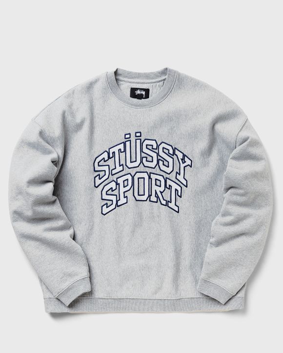 stussy relaxed oversized crew 22aw グレー