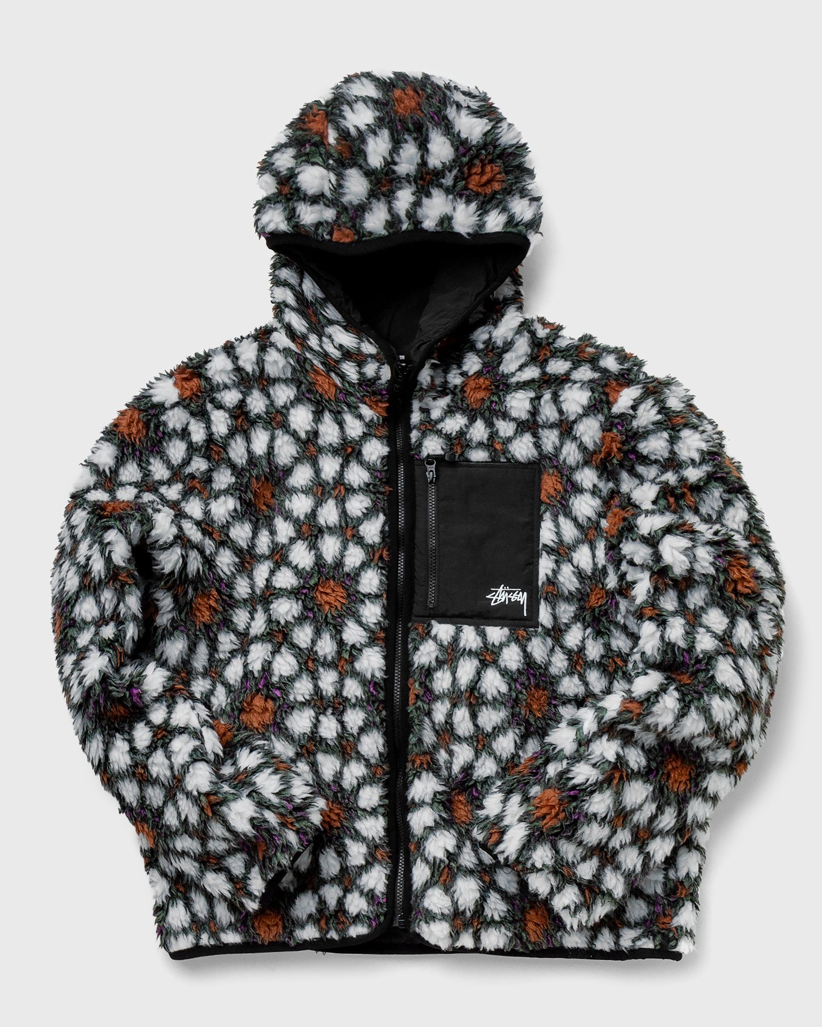 Pattern Sherpa Jacket