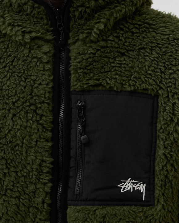 Stussy Sherpa Jacket White | BSTN Store