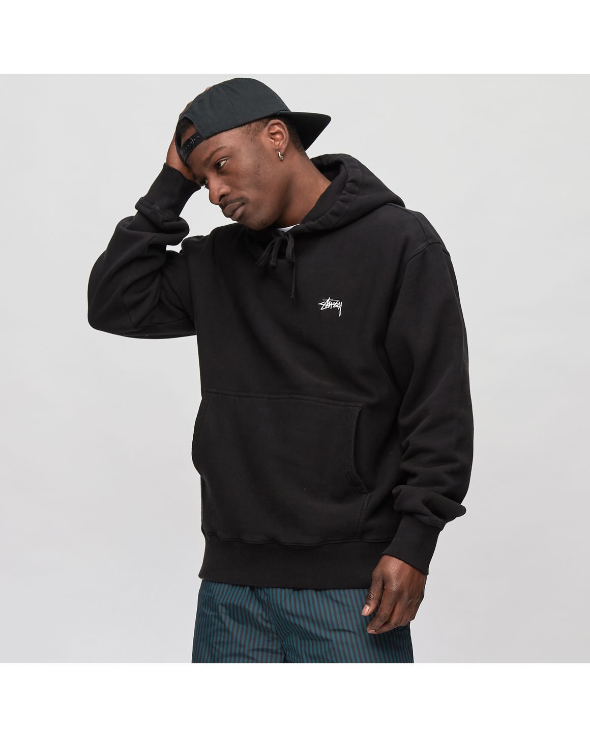 STUSSY｜HOODIES/SWEATS (118578 BLACK) Stussy Logo Hoodie Black | BSTN Store