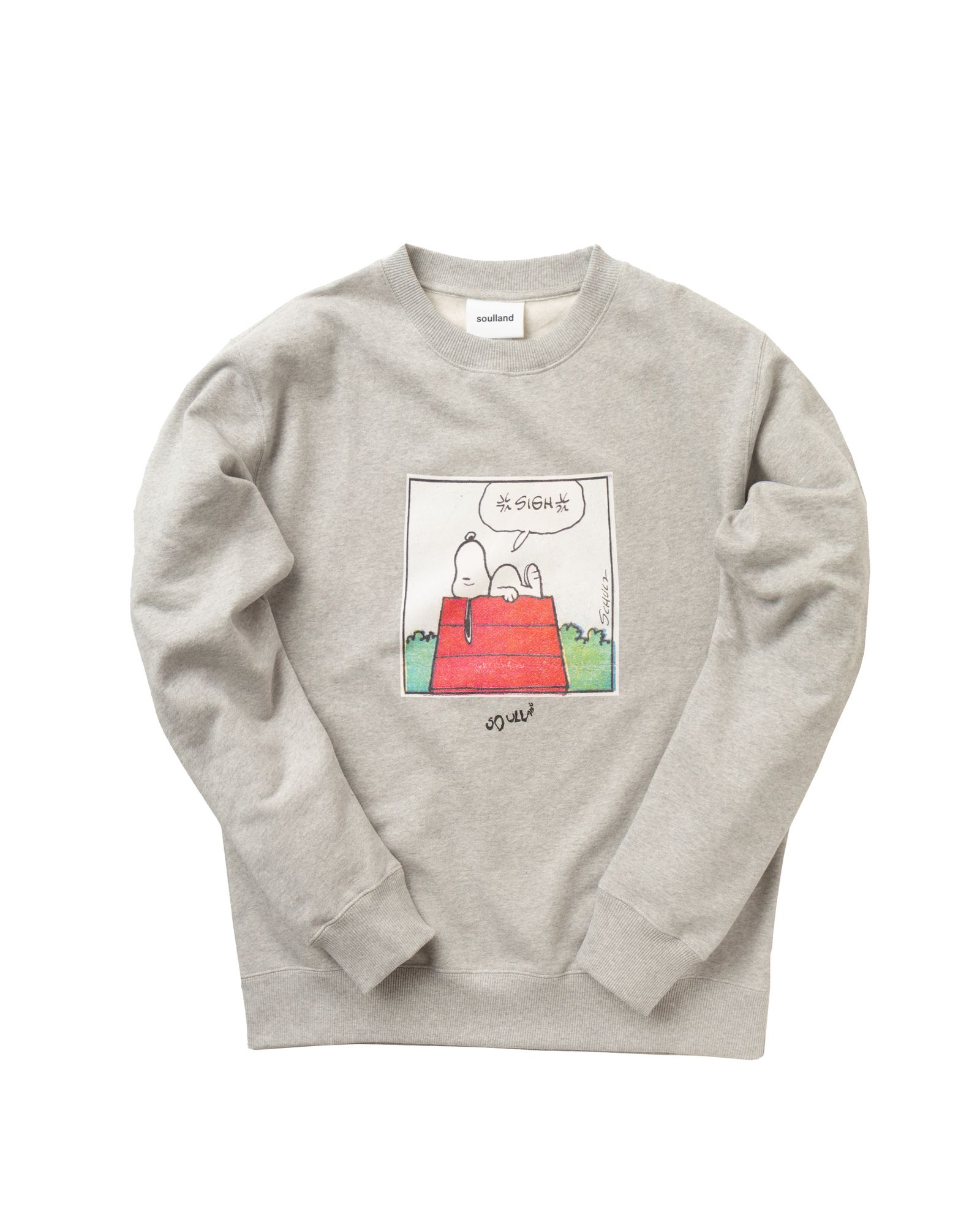 SOULLAND x PEANUTS Snoopy House Crewneck