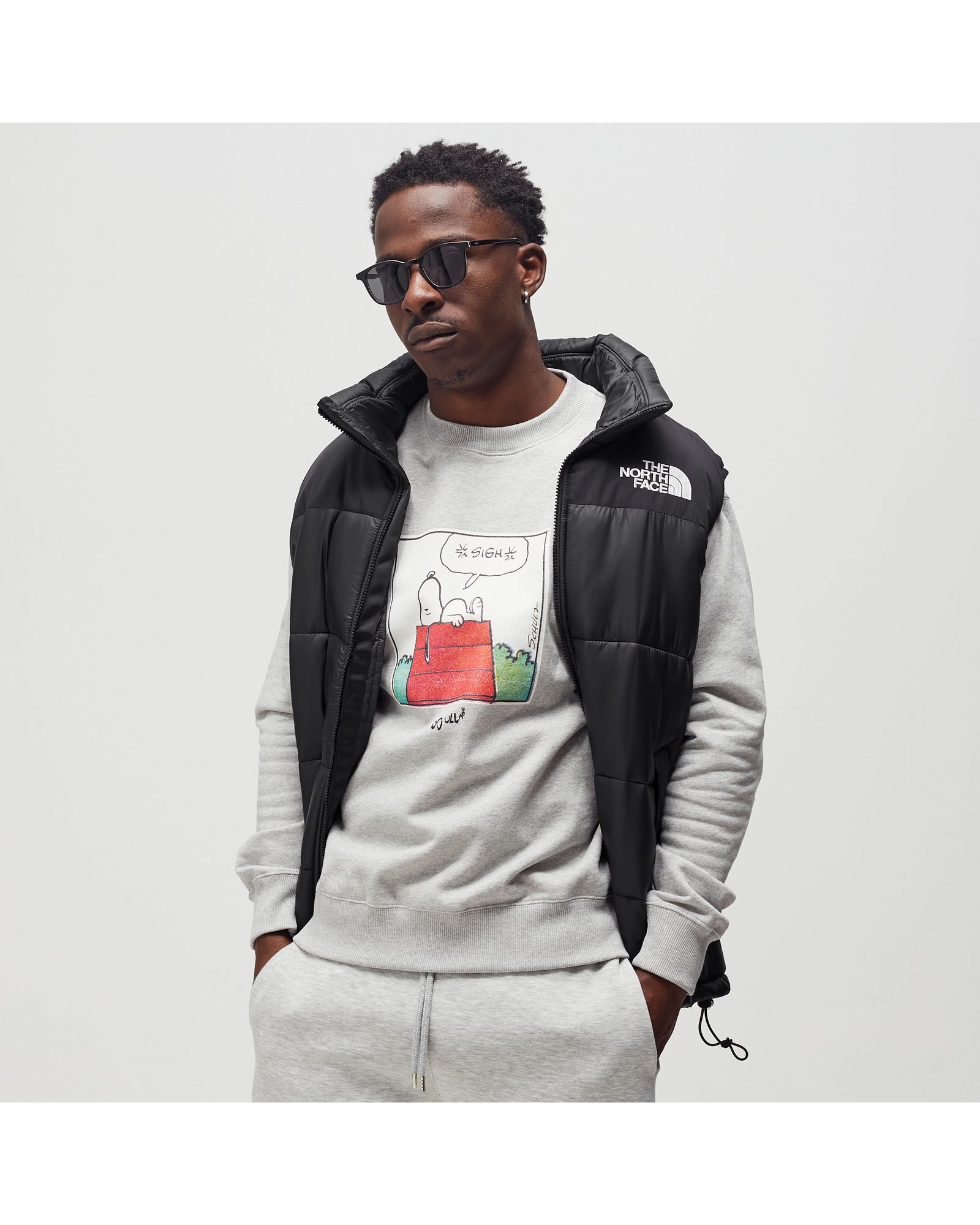 SOULLAND x PEANUTS Snoopy House Crewneck