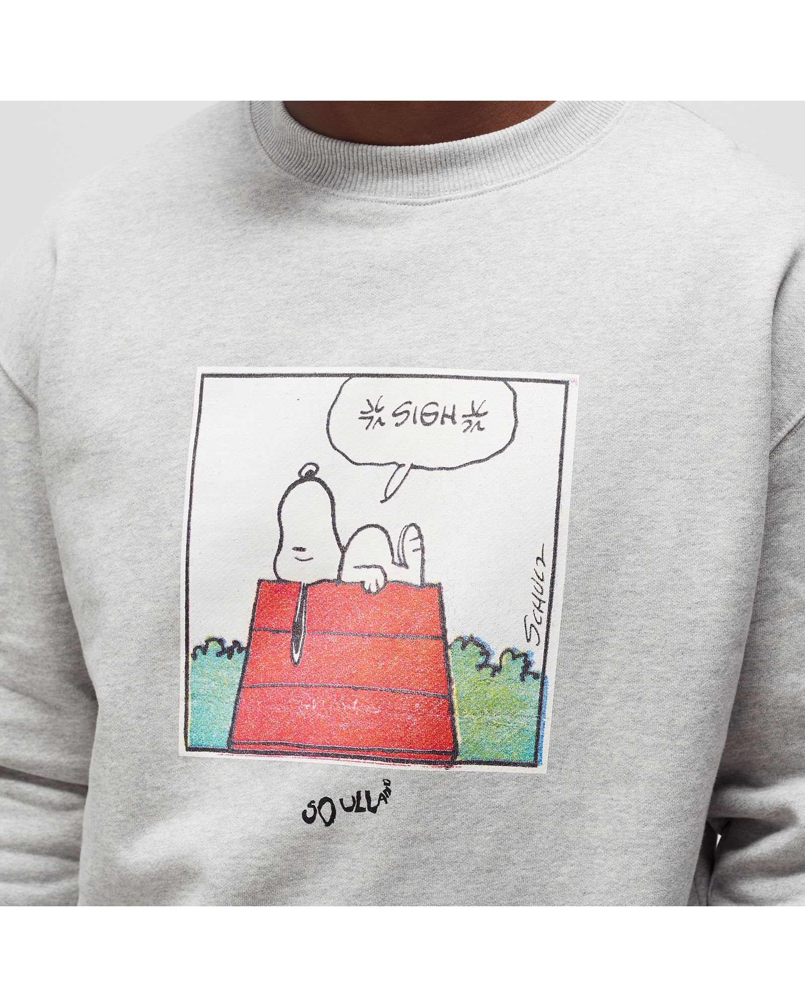 SOULLAND x PEANUTS Snoopy House Crewneck