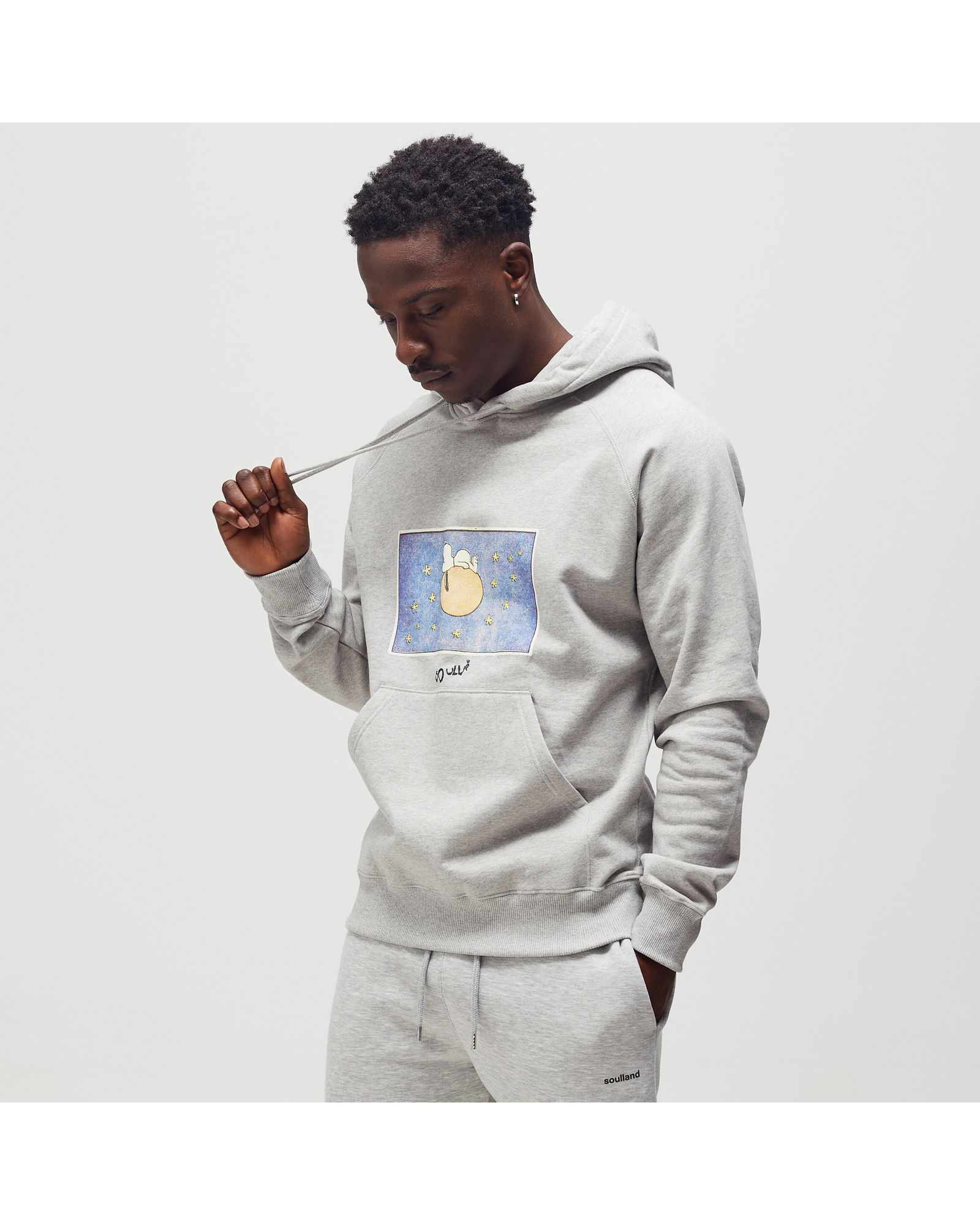 SOULLAND x PEANUTS Moon Hoodie