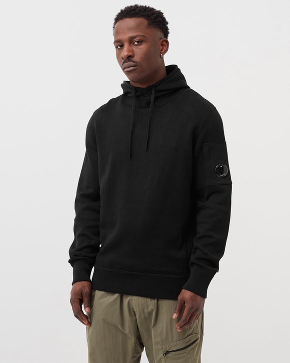 Diagonal Raised Fleece Hoodie