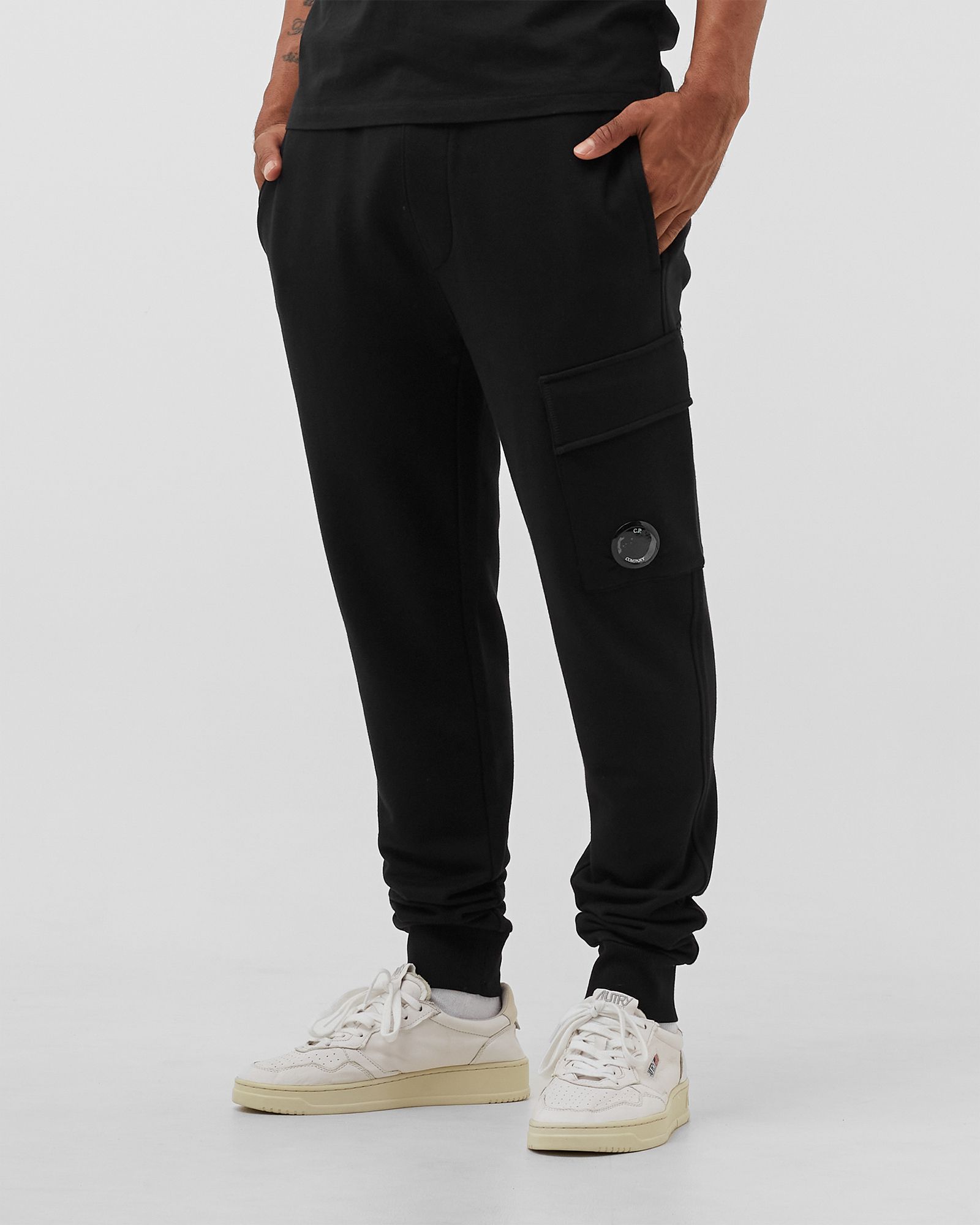 DIAGONAL RAISED FLEECE SWEATPANTS
