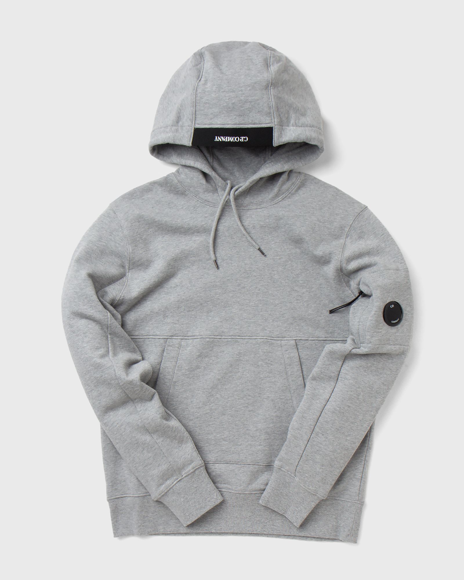 DIAGONAL RAISED FLEECE HOODIE