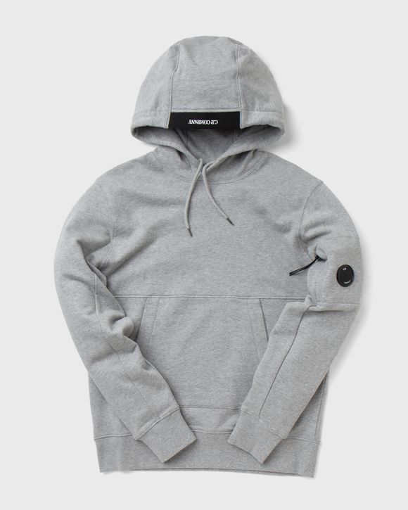 C.P. Company DIAGONAL RAISED FLEECE HOODIE Grey GREY MELANGE