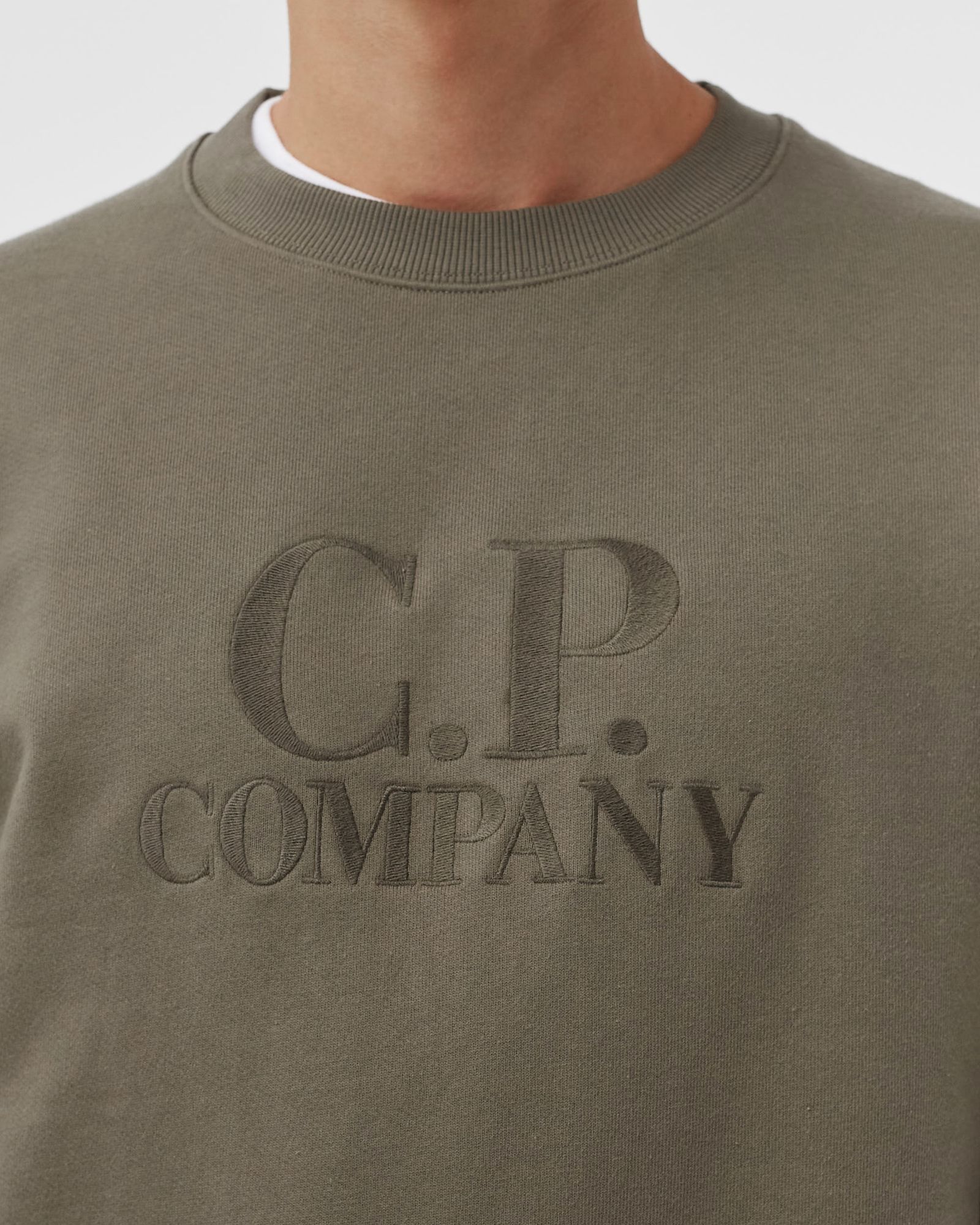 DIAGONAL RAISED FLEECE LOGO SWEATSHIRT