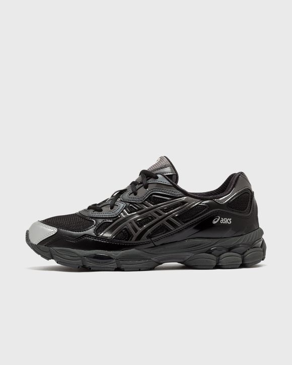 Asics black leather deals