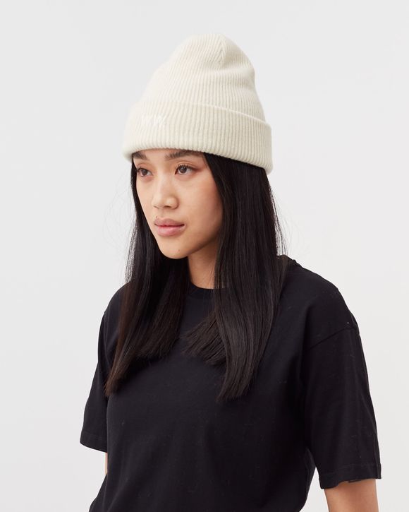 Wood Wood Mande ribbed beanie White - OFF-WHITE