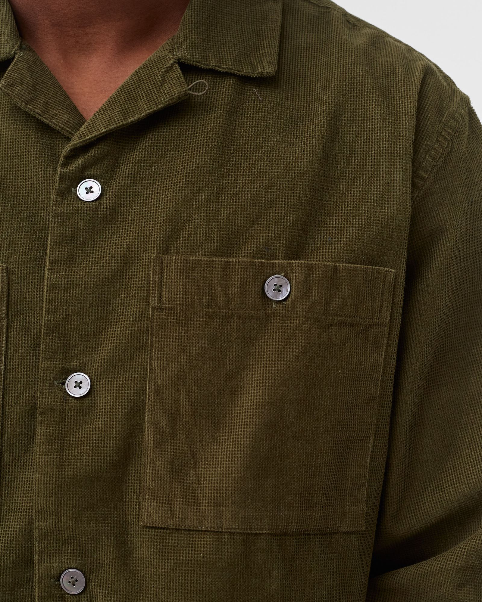 Dylan waffle corduroy shirt