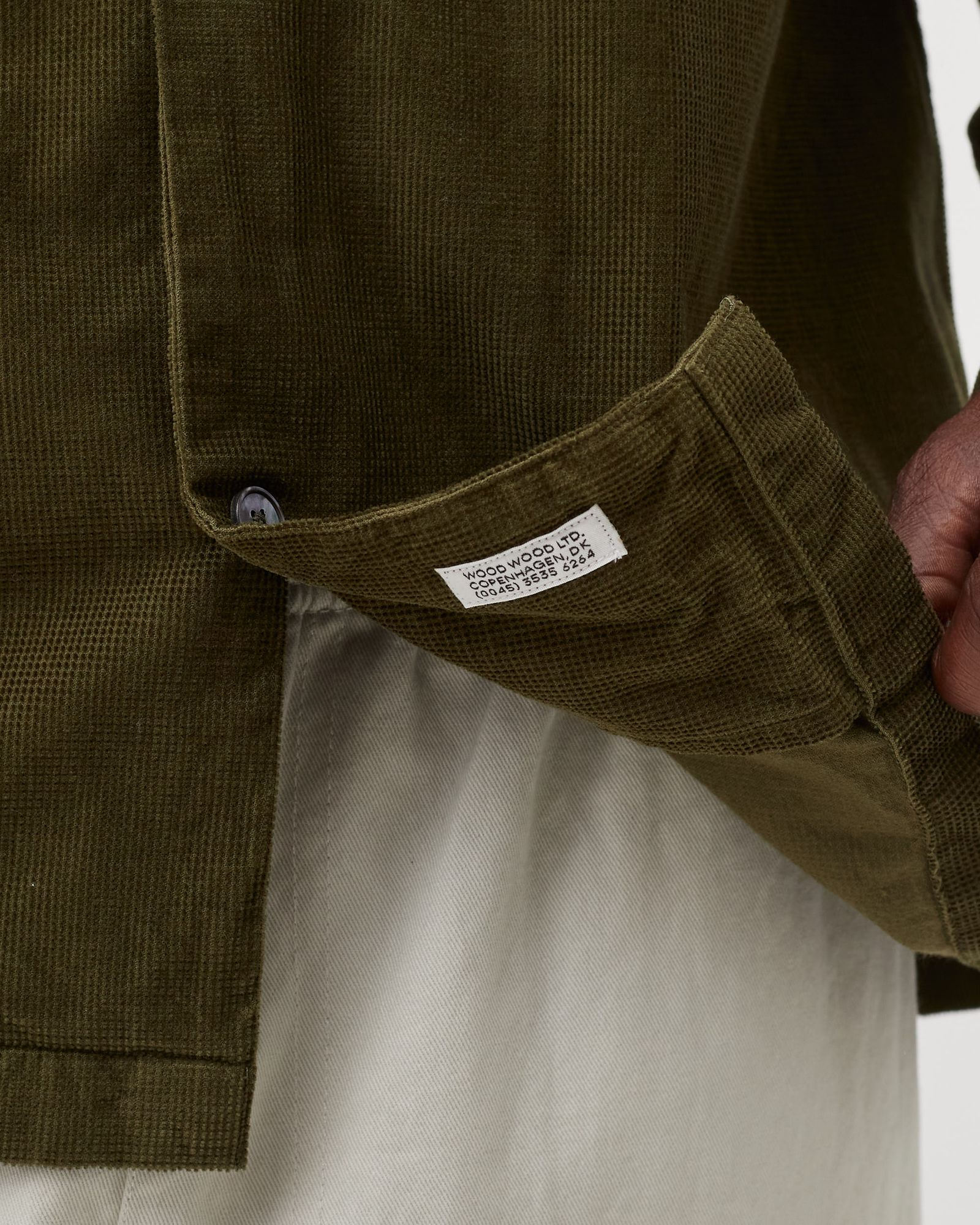 Dylan waffle corduroy shirt