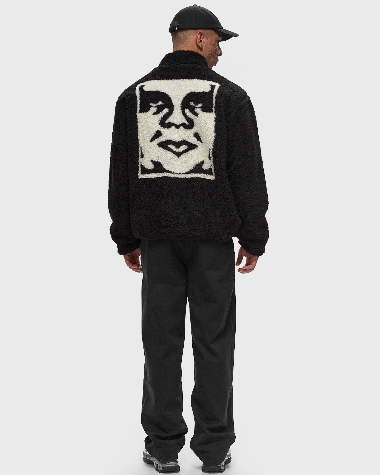 Icon face sherpa jacket