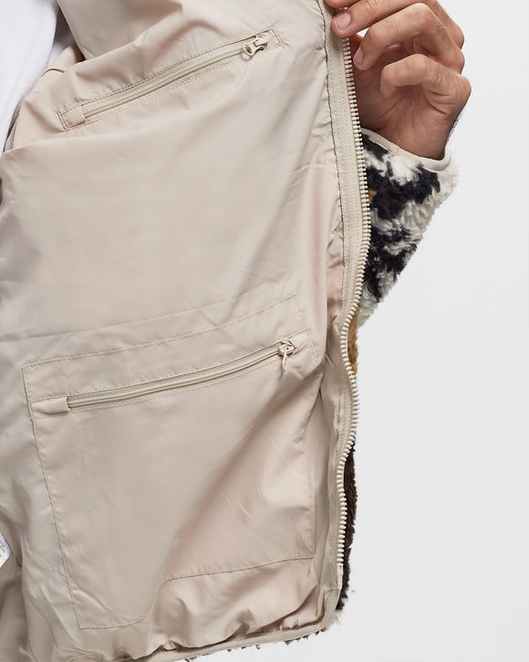Moroccan rug sherpa jacket