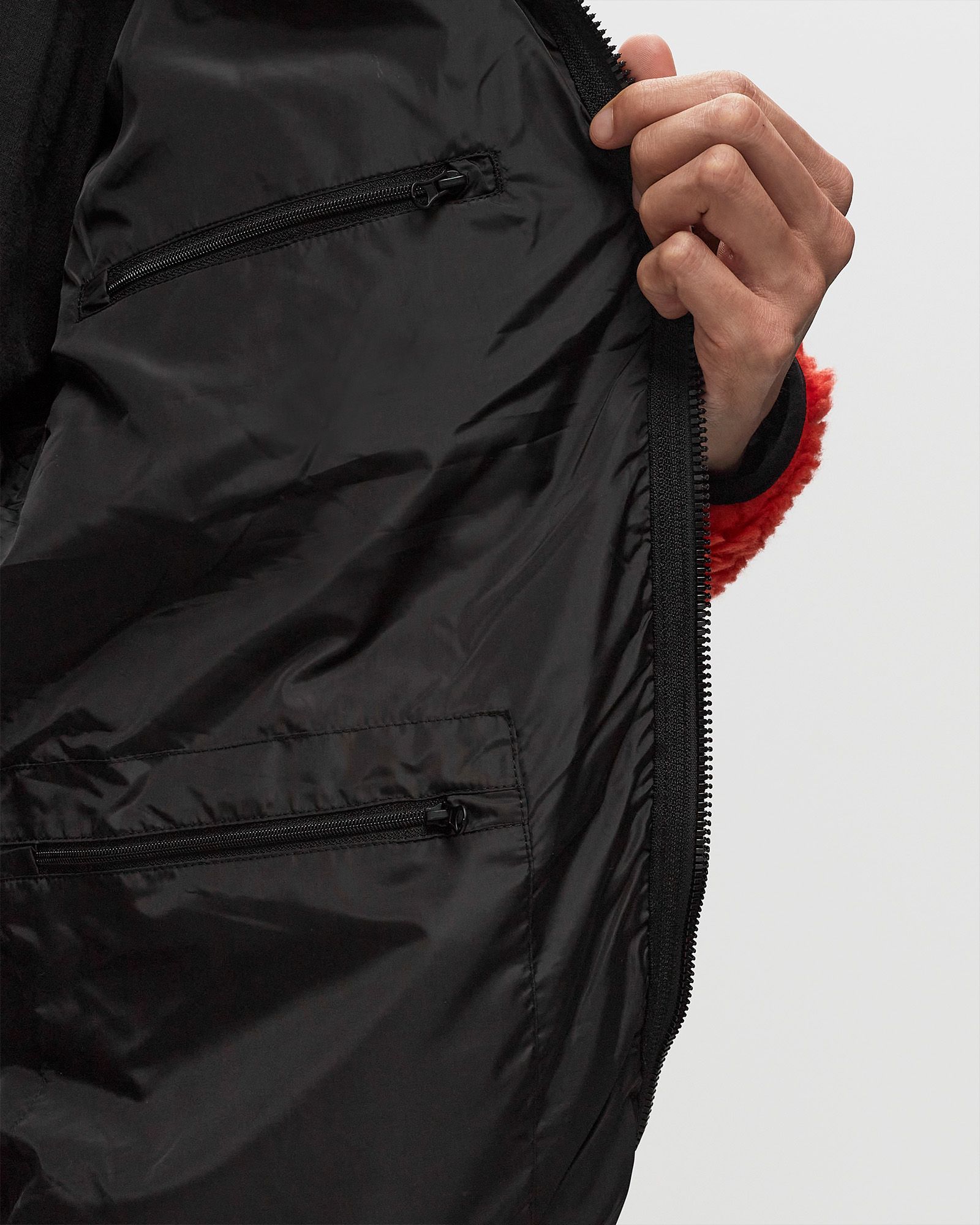 Moroccan rug sherpa jacket