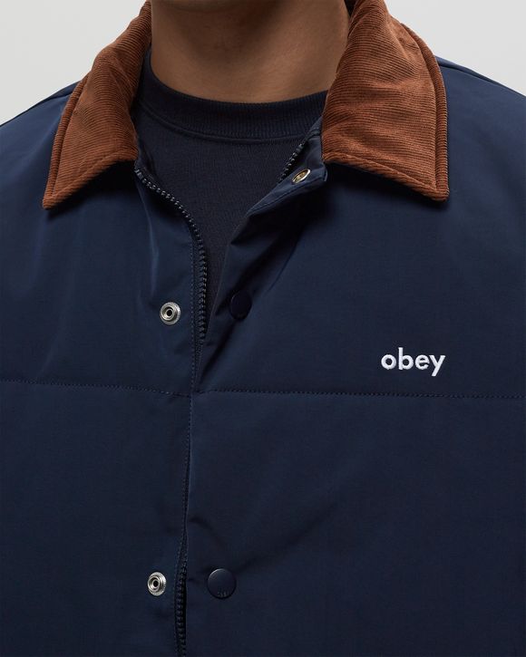 Obey Whispers jacket Blue DARK NAVY