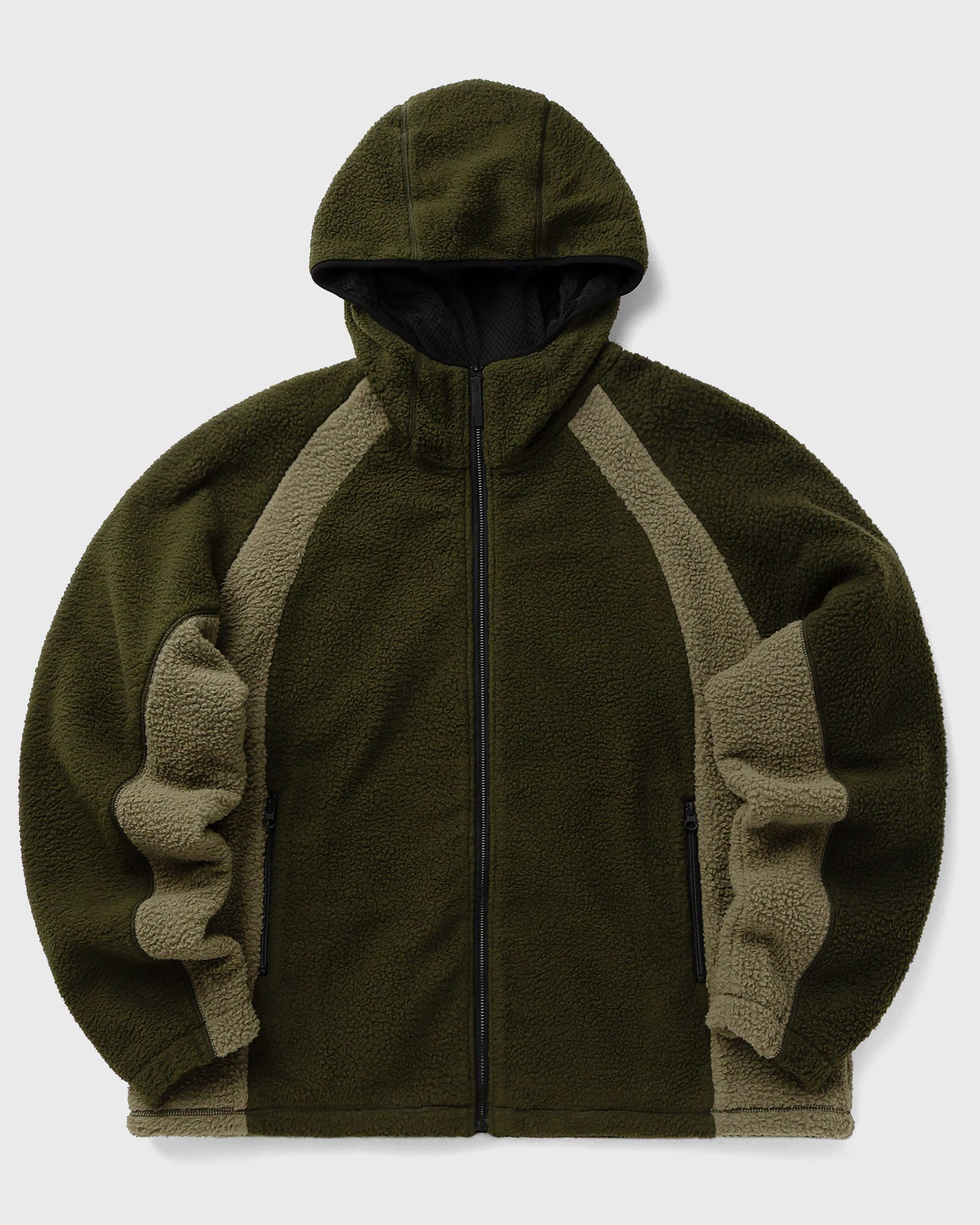 Obey Obey Obey alta fleece jacket in green