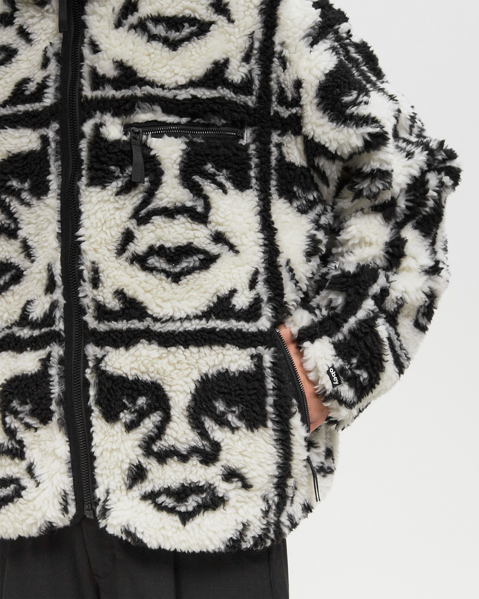 Obey repeated icon sherpa jkt