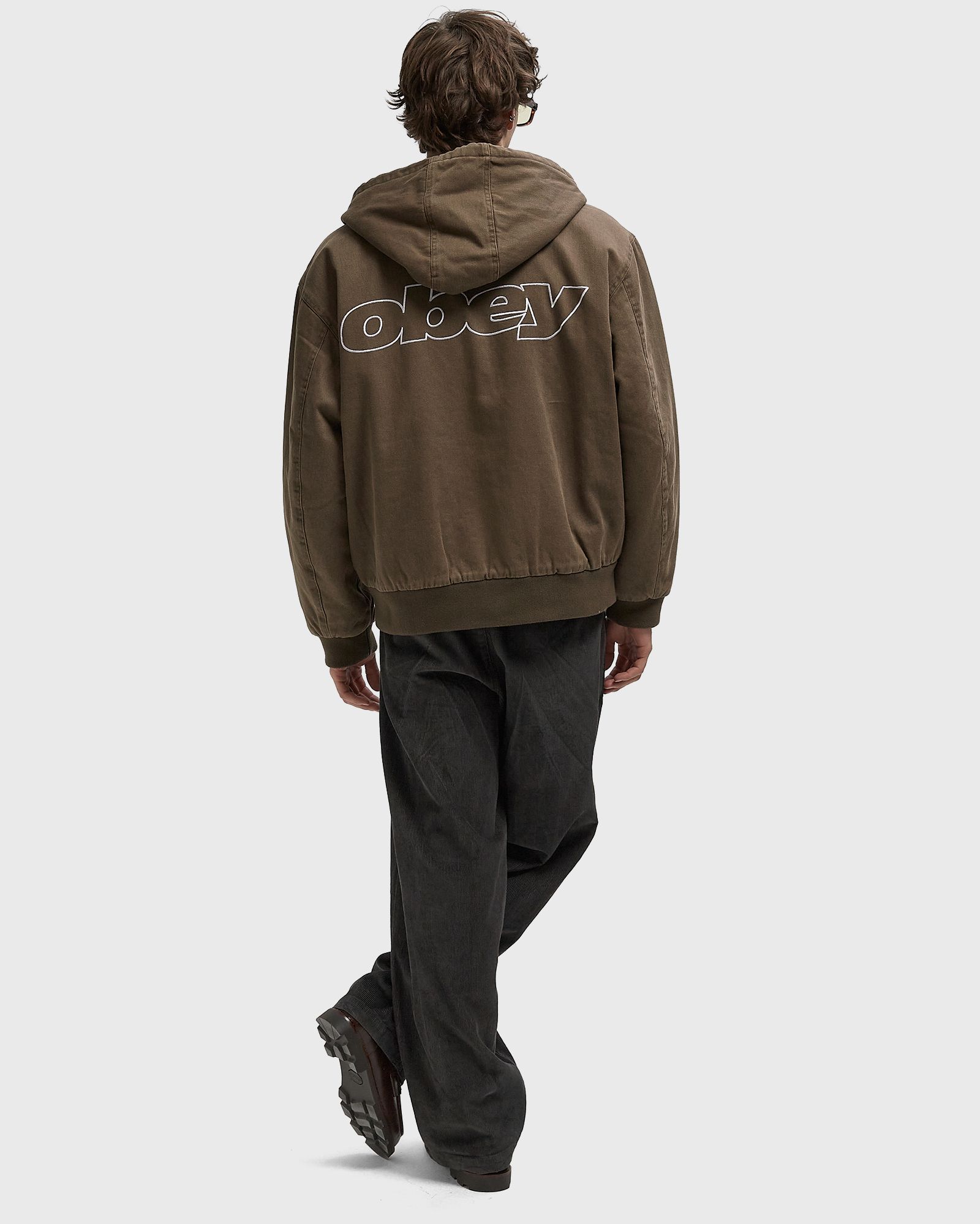 Obey randy zip up hood