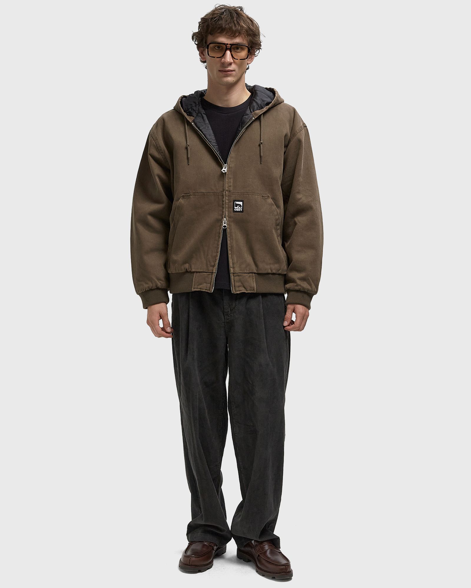 Obey randy zip up hood