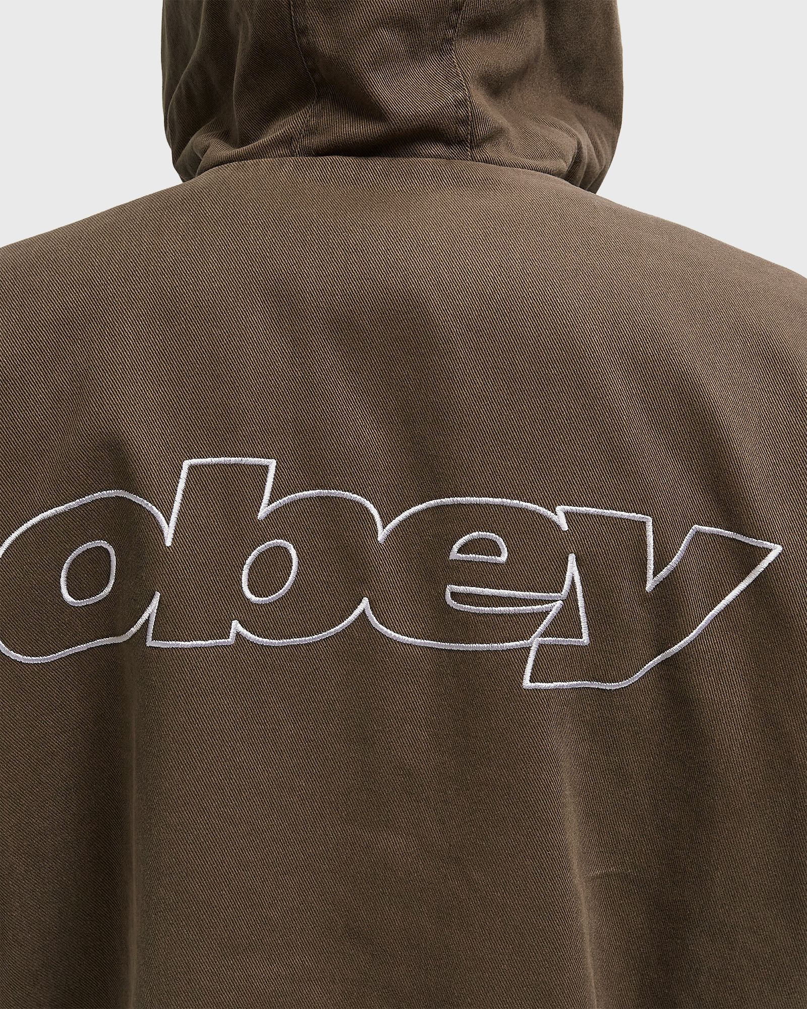 Obey randy zip up hood