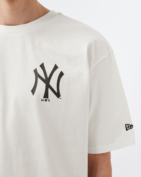 New Era MLB Big Logo Oversized New York Yankees T-Shirt White - L