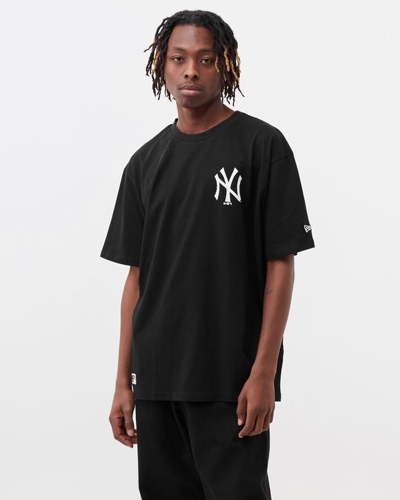 New era MLB New York Yankees Big Logo Oversized Short Sleeve T-Shirt Black