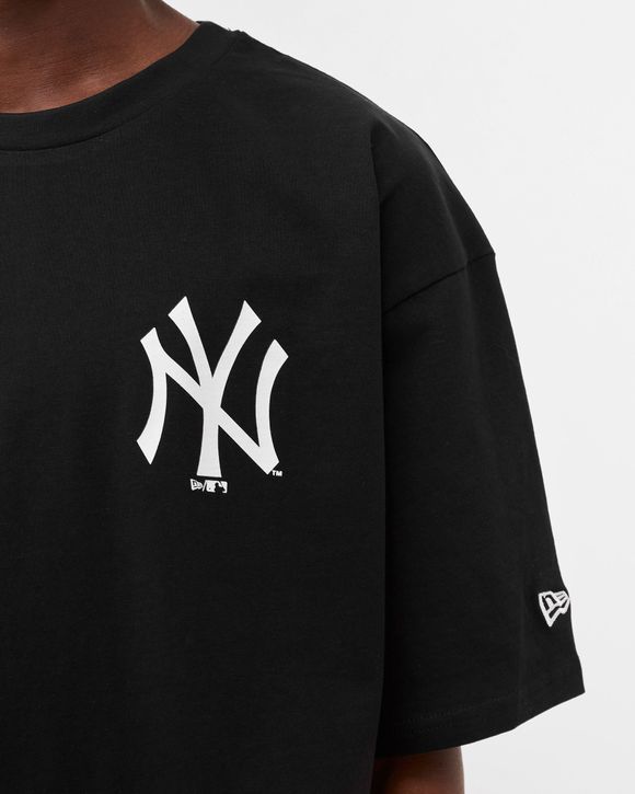 New era MLB New York Yankees Big Logo Oversized Short Sleeve T-Shirt Black