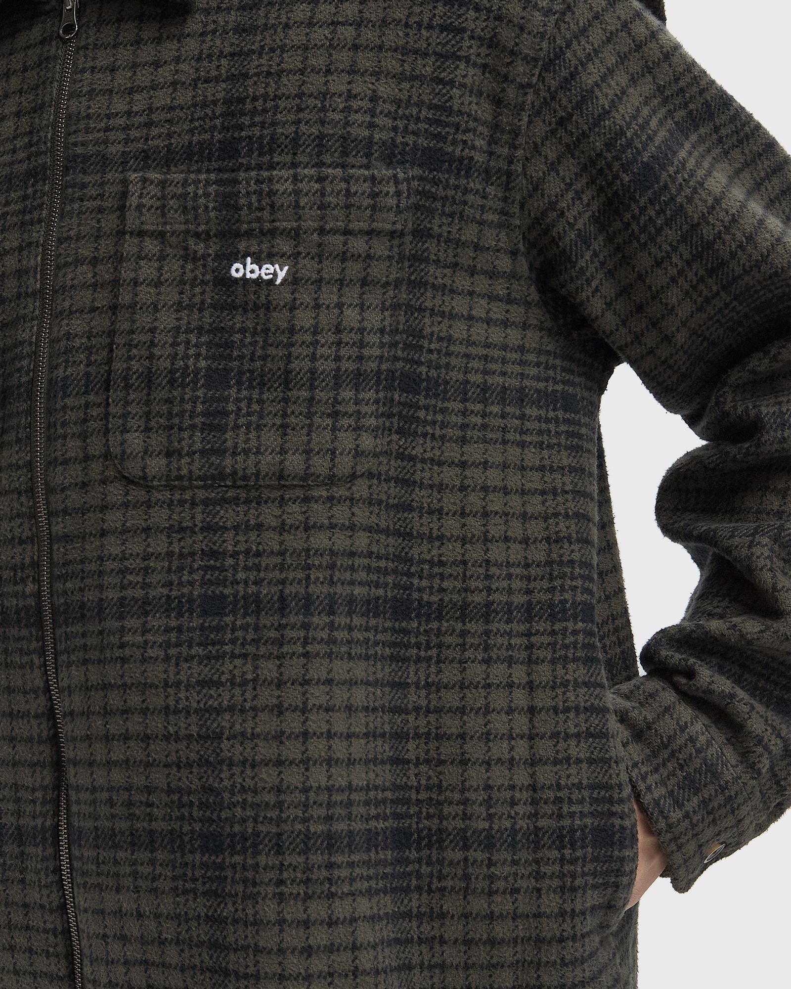 Parker zip shirt jacket