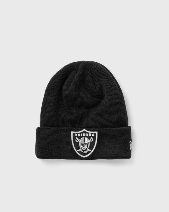 Hats New Era Nfl Jake Cuff Beanie Las Vegas Raiders Black/ White