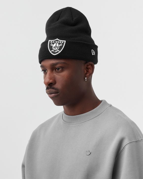 Las Vegas Raiders NFL Grey Bobble Beanie - Vinted