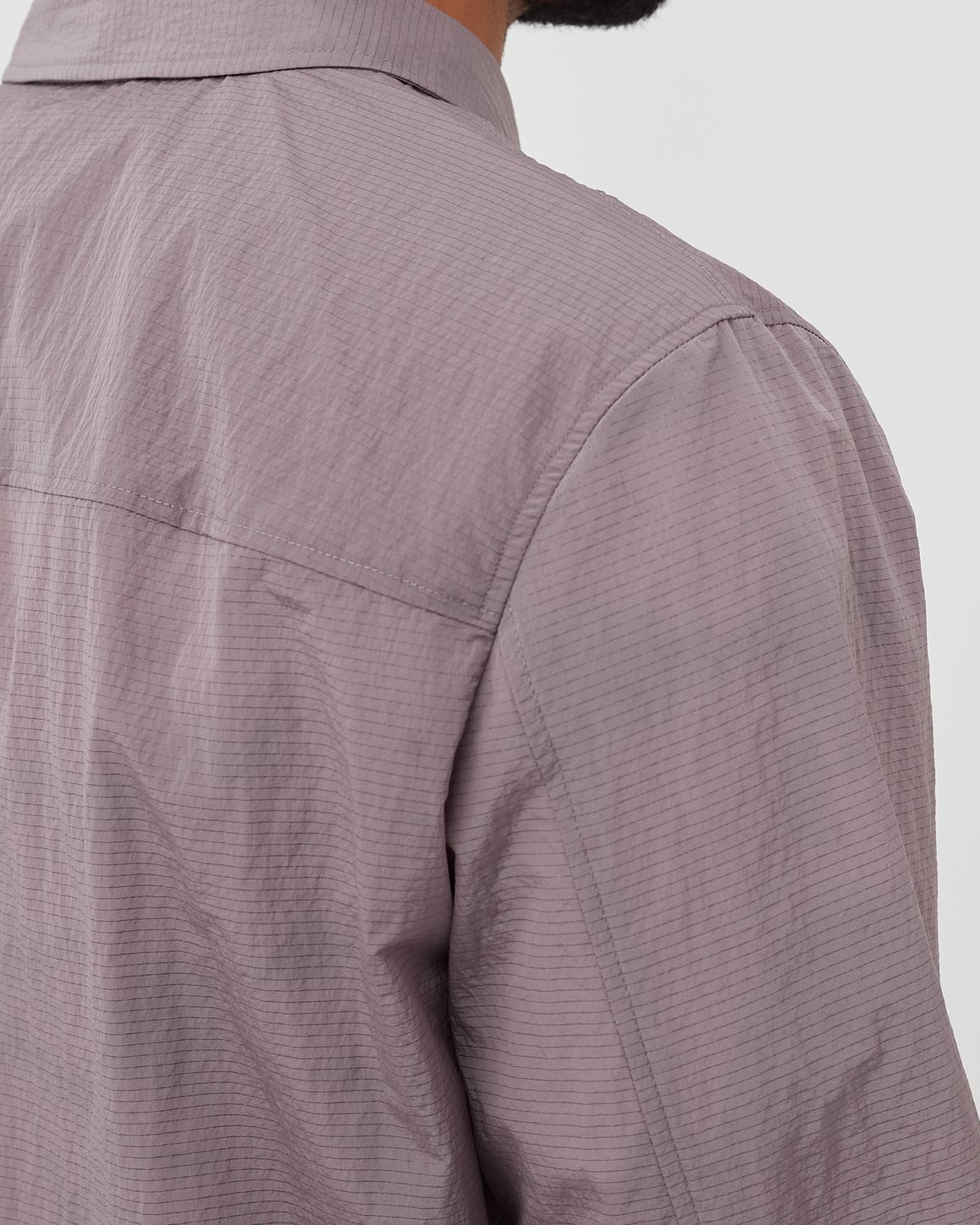 Wood Wood Egon nylon zip shirt Purple | BSTN Store