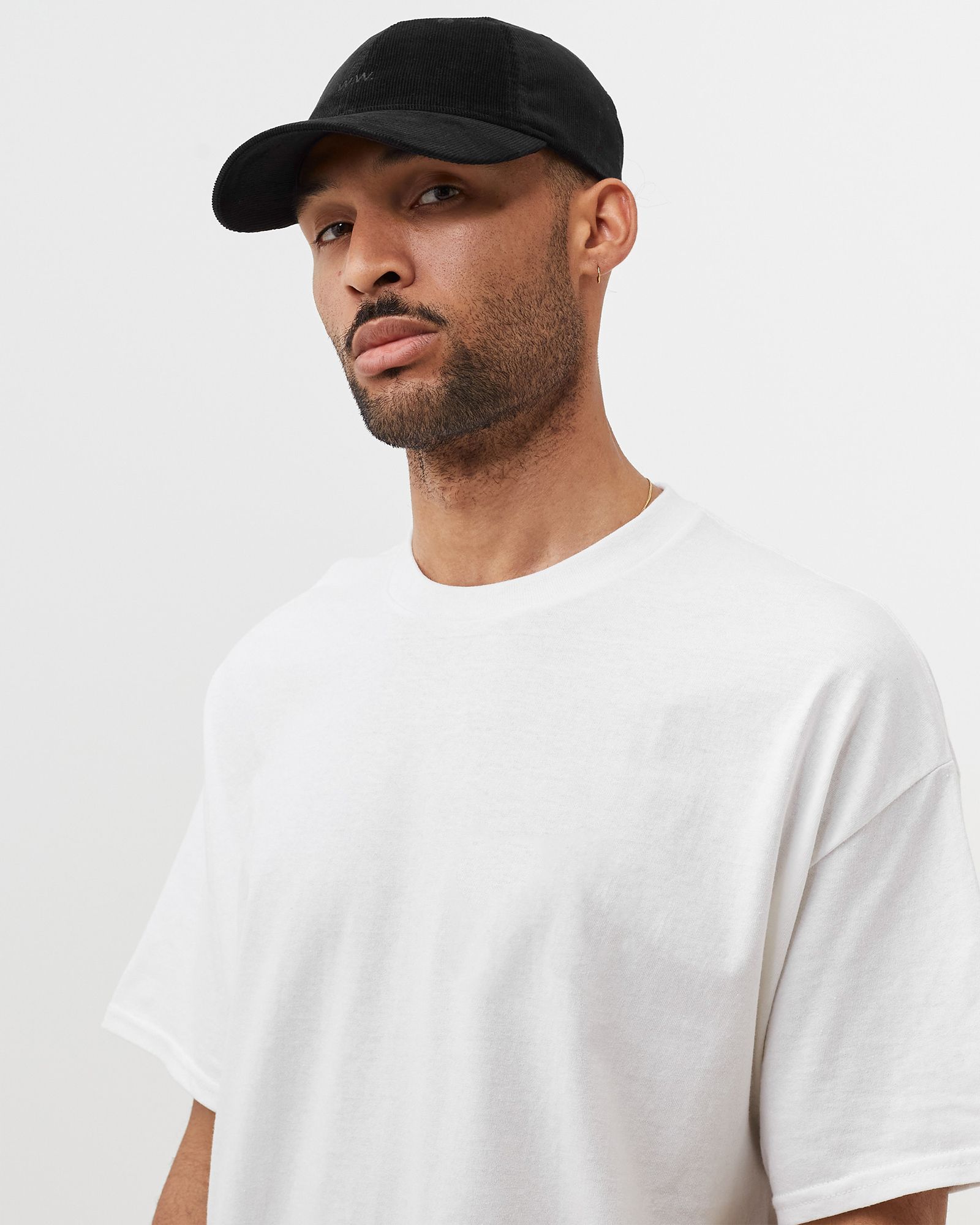 Low profile corduroy cap