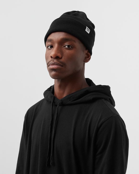 Wood Wood Gerald Tall Beanie Black - BLACK