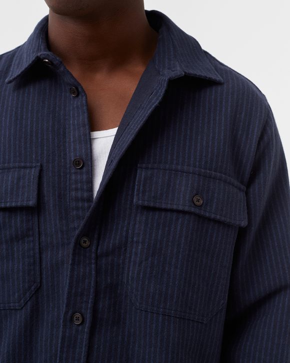Avenir stripe flannel shirt