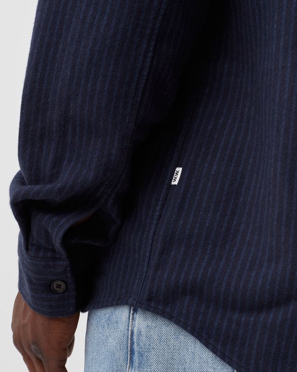 Avenir stripe flannel shirt
